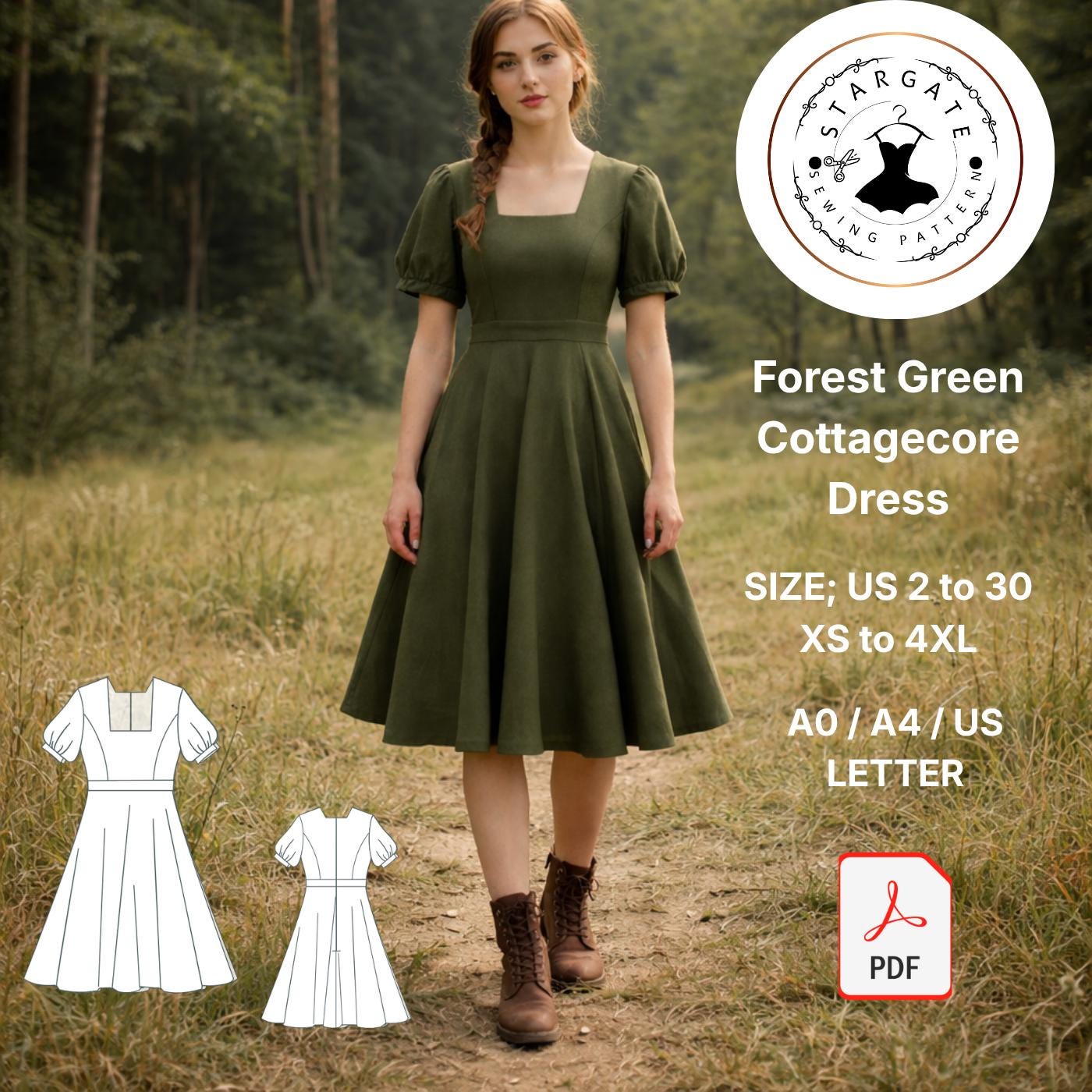 forest green puff sleeve evelyn midi dress Evelyn Emerald Mini Dress – Shop Stylish & Elegant Dresses at Lady Black Tie Large main image 0