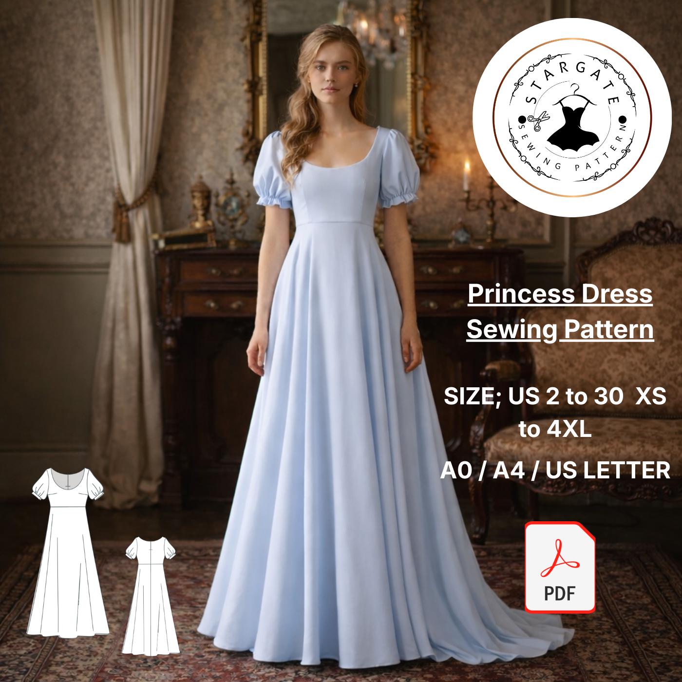 Empire Waist Dress Patterns - Etsy