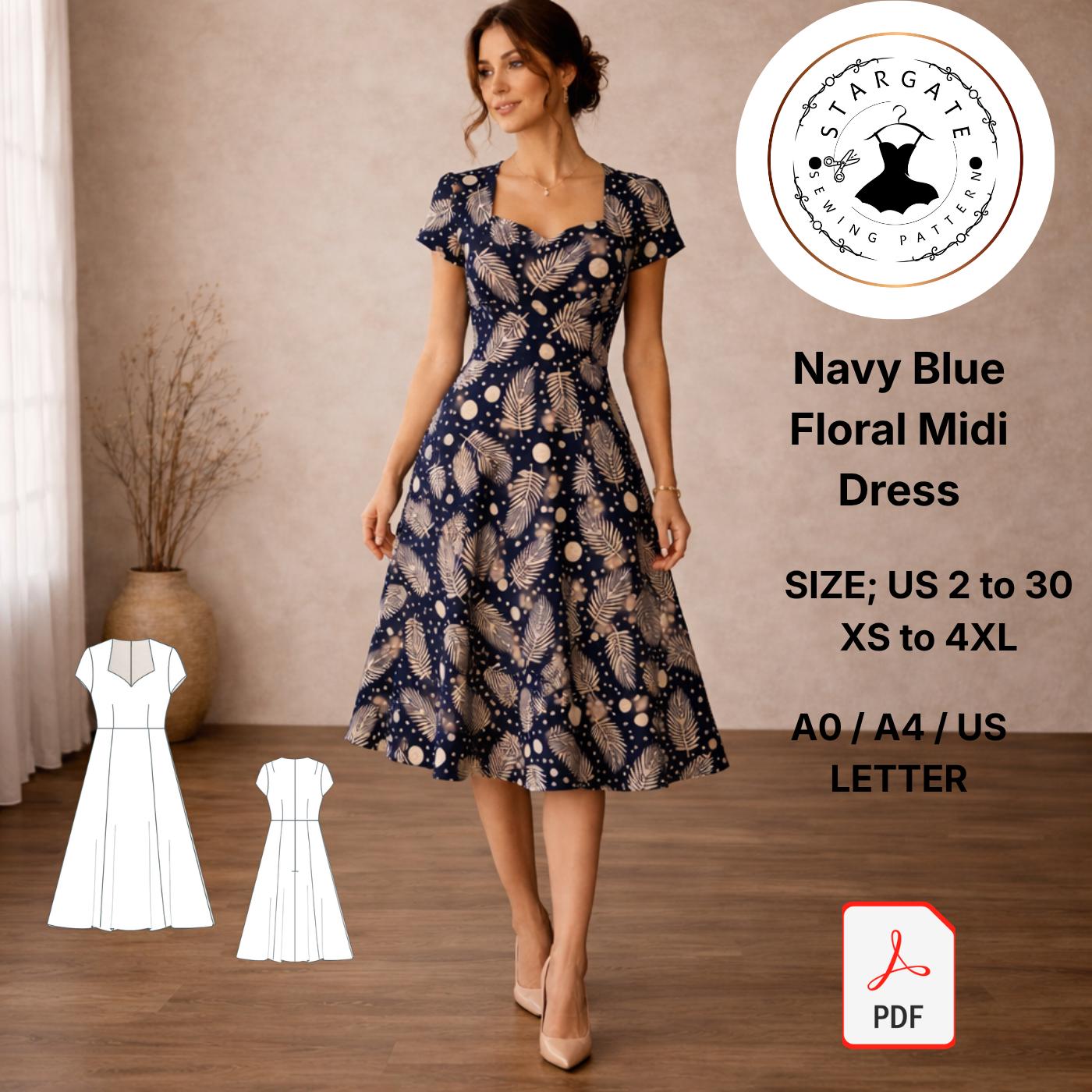 Tea Dresses Fit and Flare - Etsy