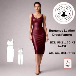 make it sexy faux leather midi dress brown Style