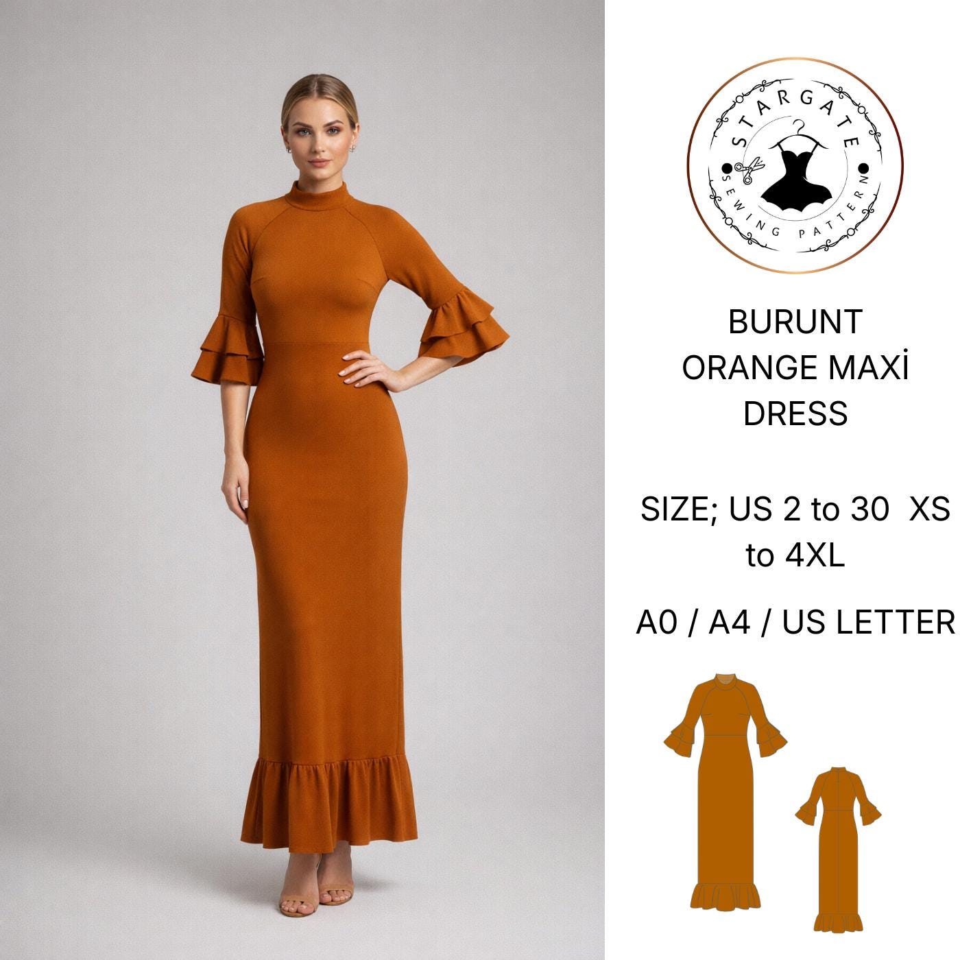 Autumn Formal Gown - Etsy