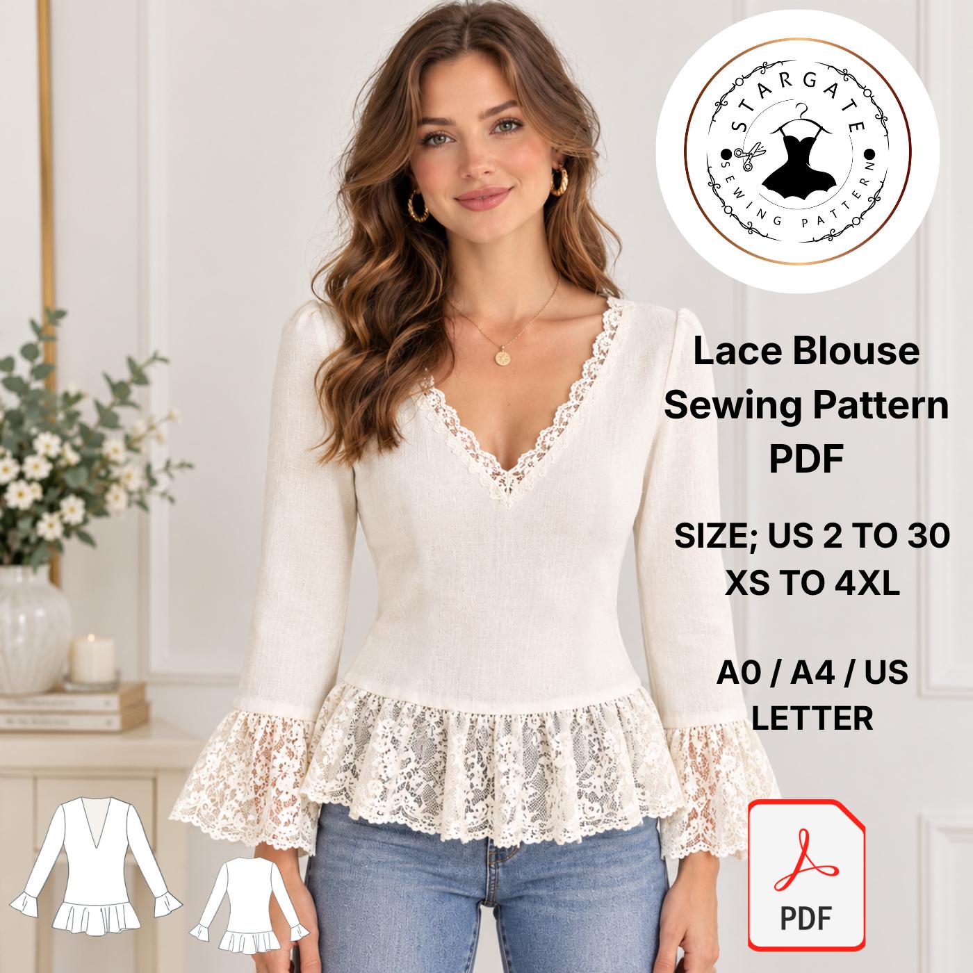 Vintage Lace Blouse - Etsy