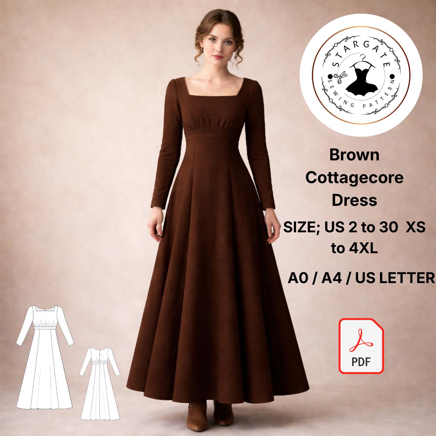 Rustic Brown Dress - Etsy Rustic Brown Dress - Etsy
