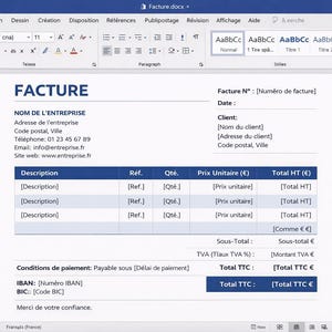 Simple Invoice Template for Excel & Word 2026 | Invoice Template for ...
