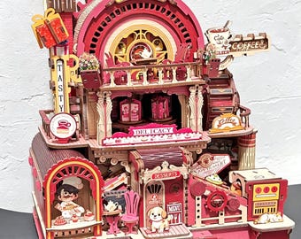 Dessert Craft Workshop - 3D Magic Puzzle Crafts - Handmade Assembled Ornaments,  Gift for Him/Her