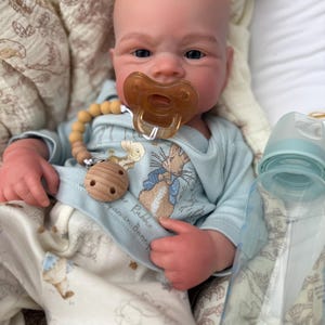 Reborn - Full silicone body- floppy - squishy Boy image 2
