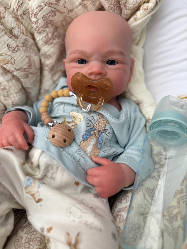 Reborn - Full silicone body- floppy - squishy Boy image 2