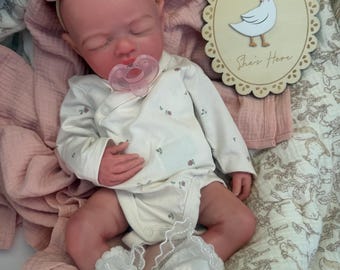 Reborn Adorable 100% silicone preemie - Full silicone body- floppy - squishy