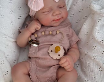 Reborn baby doll- Full silicone body - Heavy 6lbs- floppy and squishy