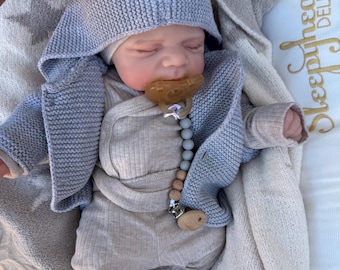 Niño -Muñeco bebé reborn- Cuerpo de silicona completa - Muñeco - Flexible y blandito, 3,2 kg