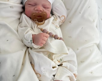 Muñeca bebé reborn - Cuerpo de silicona completa - Muñeca - Flexible y blandita