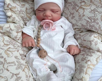 Reborn baby doll- Full silicone body - Heavy 6 lbs