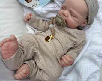 Niño -Muñeco bebé reborn- Cuerpo de silicona completa - Muñeco - Flexible y blandito, 3,2 kg
