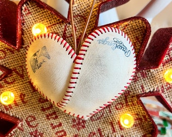 Baseball Lover Christmas Ornament, Sports Fan Holiday Ornaments, Teen Stocking Stuffer, Little League Team Gift, First Christmas Teen Boy