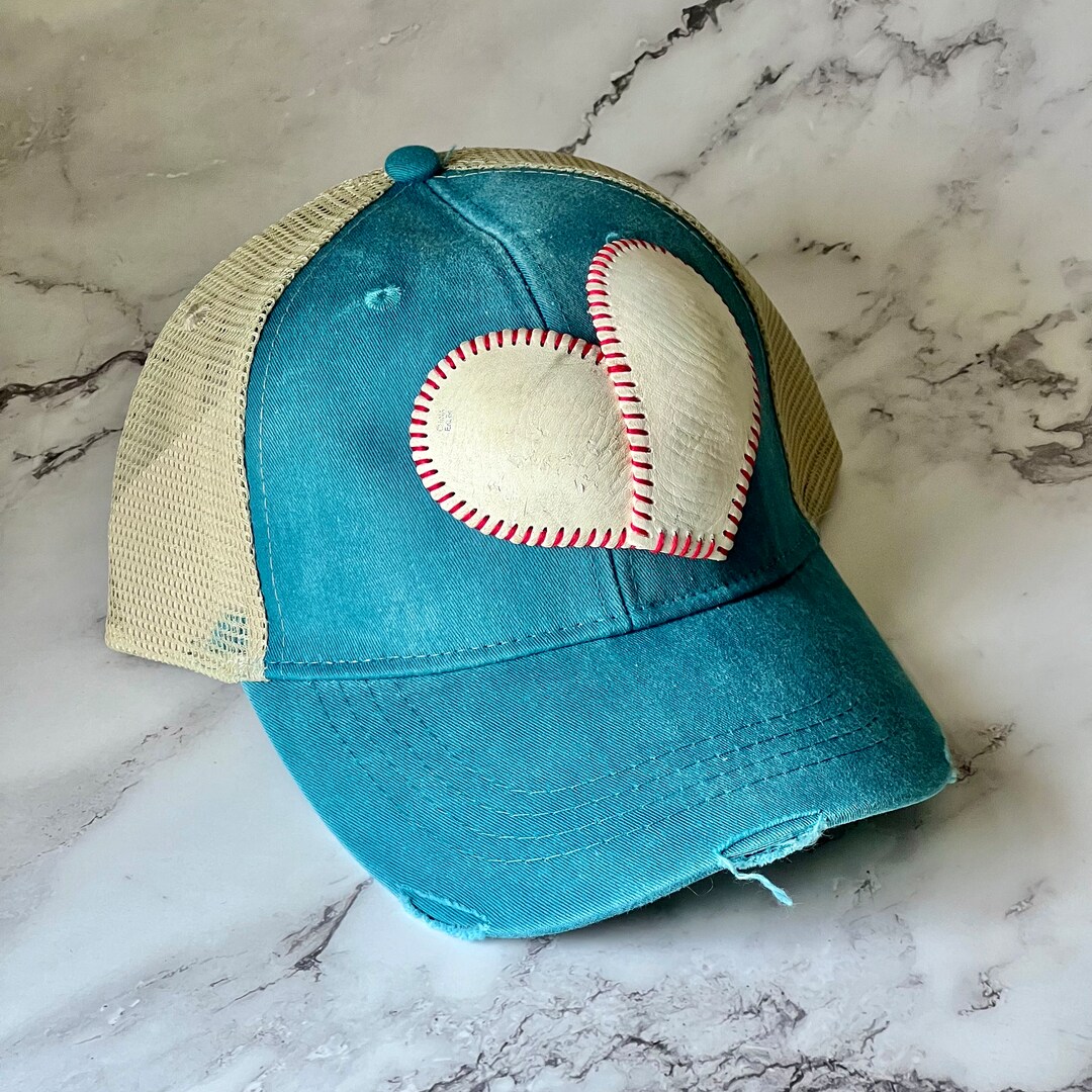 Baseball Mom Hat, Custom Ball Cap for Women, Upcycled Vintage Hat ...