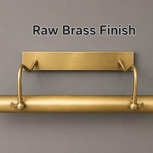 Minimalist Mid Century Brass Picture Light Fixture Adjustable Vanity Light Modern Wall Sconce & Lamp image 3