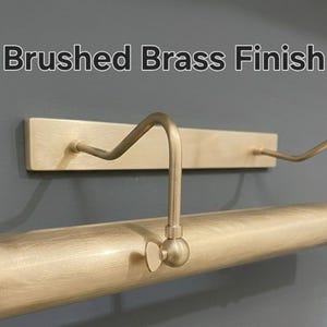 Minimalist Mid Century Brass Picture Light Fixture Adjustable Vanity Light Modern Wall Sconce & Lamp image 4