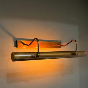 Minimalist Mid Century Brass Picture Light Fixture Adjustable Vanity Light Modern Wall Sconce & Lamp image 7