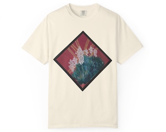 Handpainted Yucca Plant T-shirt | Botanical Graphic Tee | Art Wear