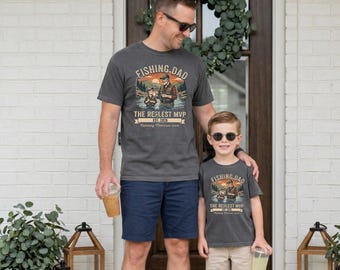 Custom Fishing Dad Shirt, Personalized Father's Day Gift from Son