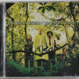 Derek Trucks Signed Autographed "Joyful Noise" Music CD Compact Disc, COA Included