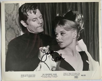 Fotografía vintage brillante autografiada de Jack Lord de 8 x 10 pulgadas, certificado de autenticidad incluido.