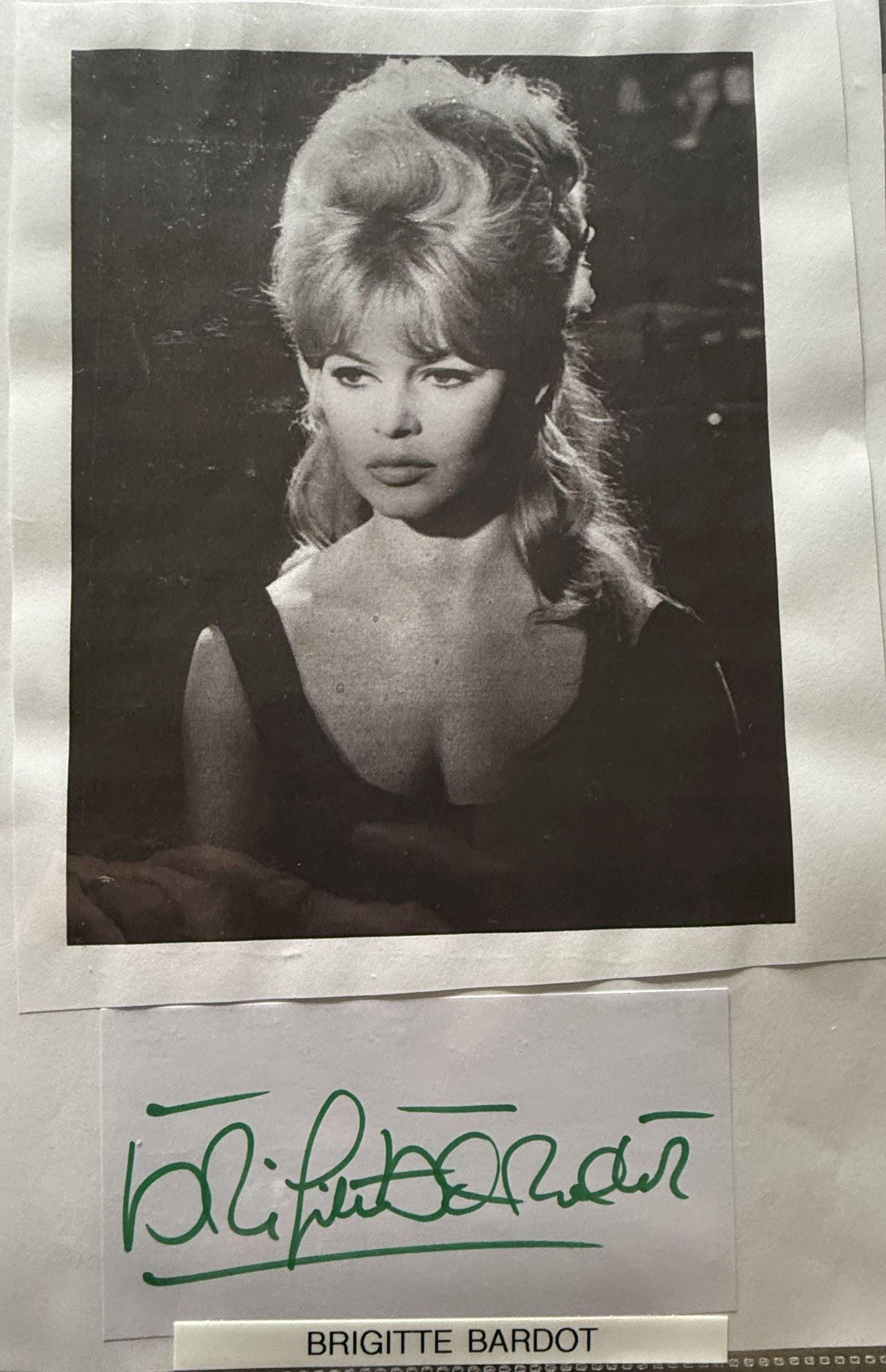 Brigitte bardot autograph - Etsy 日本