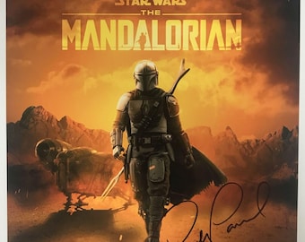 Pedro Pascal Autographed "The Mandalorian" Glossy 8x10 Photo, COA Included