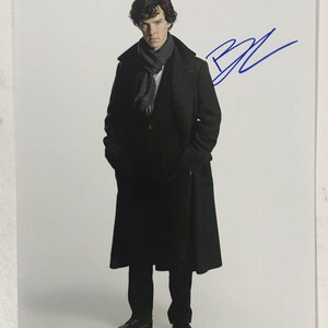 Benedict Cumberbatch Autographed "Sherlock" Glossy 8x10 Photo, COA Included
