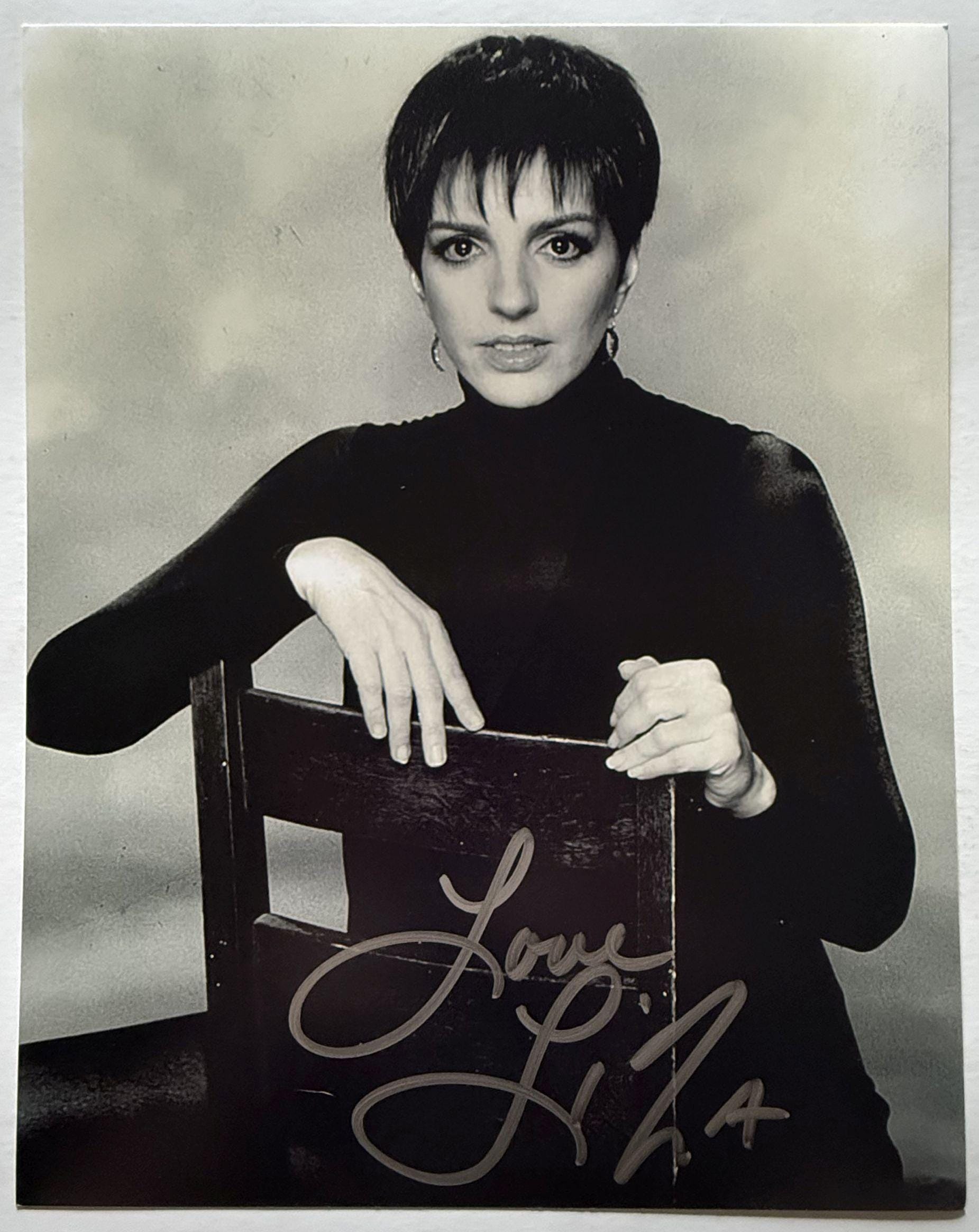 Liza Minnelli Autograph - Etsy
