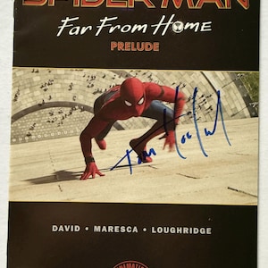 スパイダーマン トム・ホランド & トビー & アンドリュー 直筆サイン入り写真 Tom holland signature - Etsy 日本