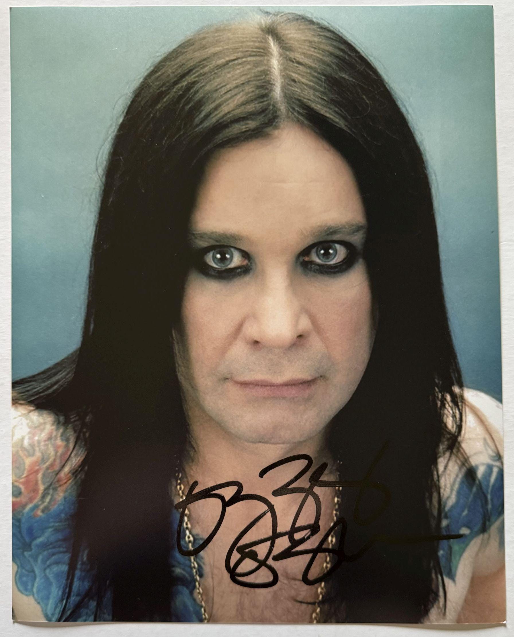 Signed ozzy osbourne memorabilia - Etsy 日本