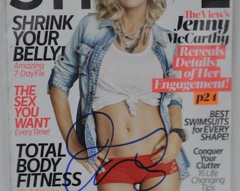 Jenny McCarthy Autographed Shape Magazine, COA Included