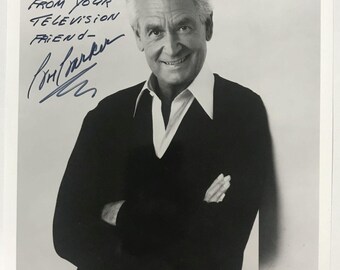 Foto brilhante autografada de Bob Barker, 20x25 cm (8x10 polegadas), com certificado de autenticidade incluso.