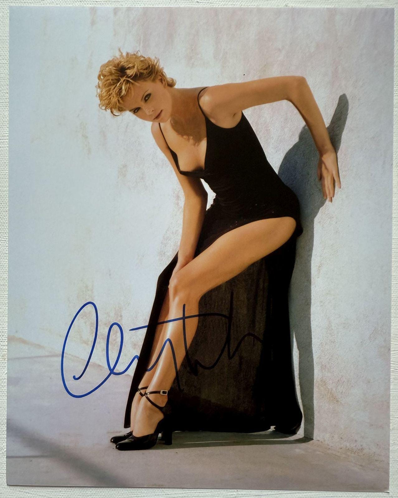 Charlize Theron Signed - Etsy