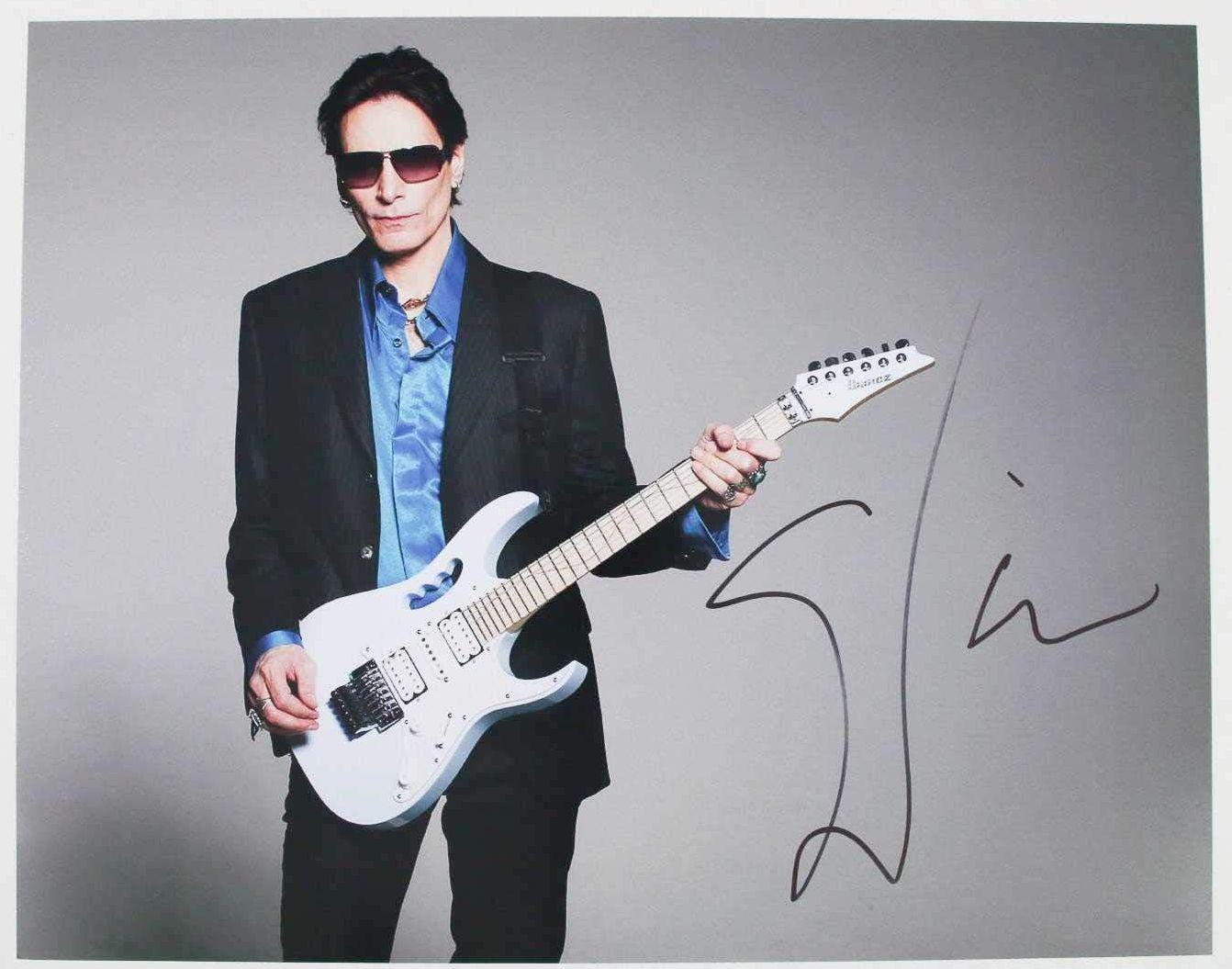 Steve Vai Autographed Glossy 11x14 Photo, COA Included - Etsy