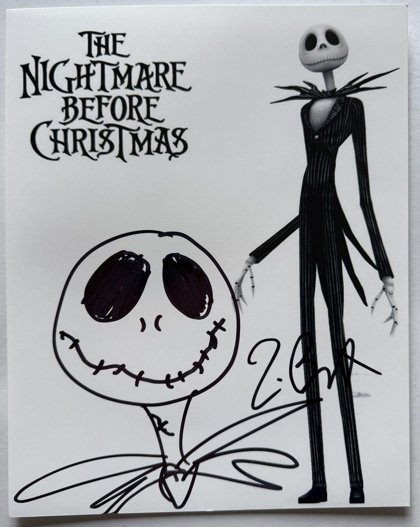 Original autograph tim burton - Etsy 日本