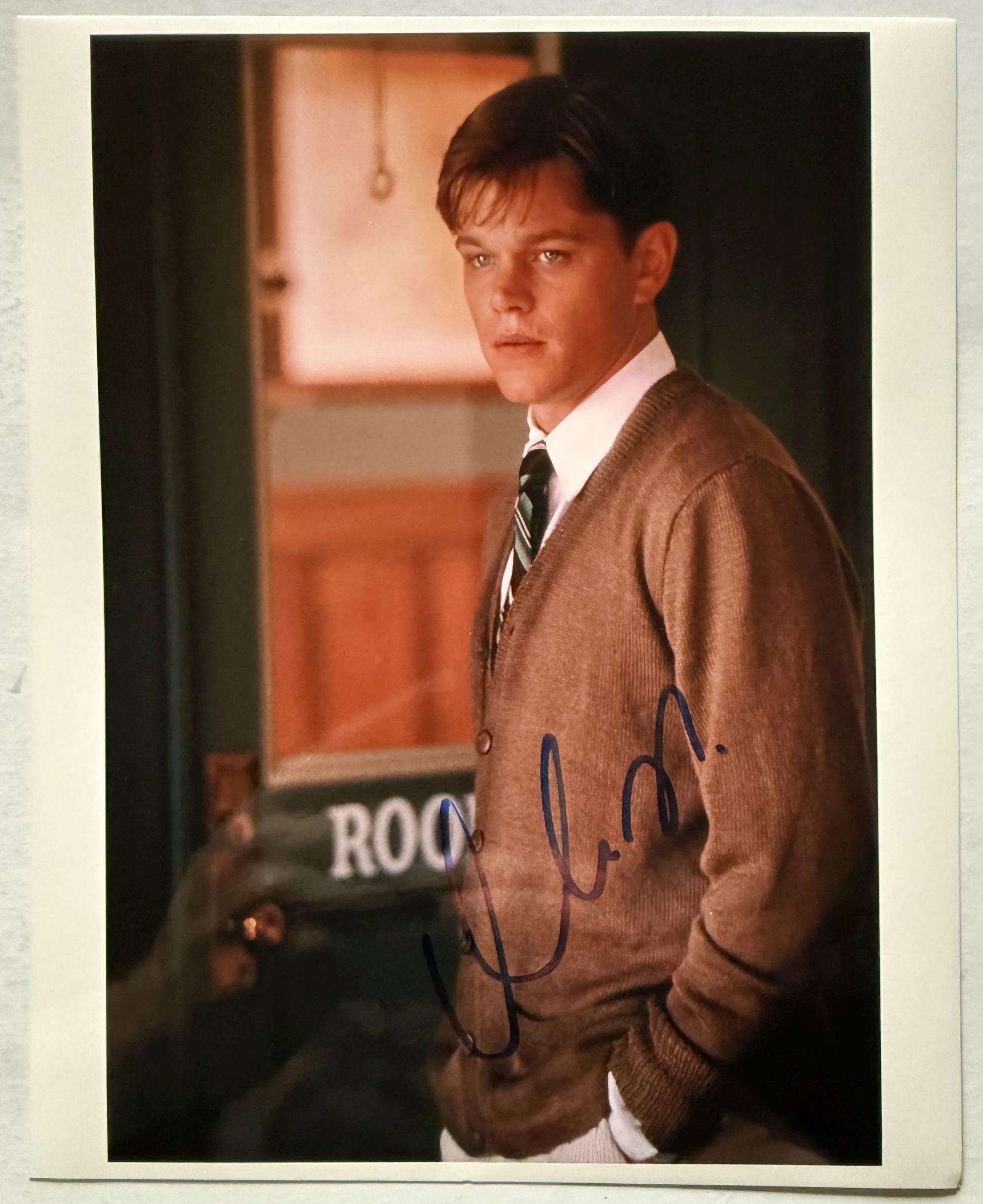 Matt Damon Signature - Etsy