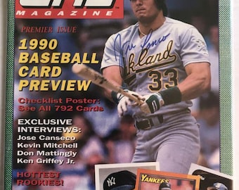 Jose Canseco Autographed Topps Magazine, COA Included