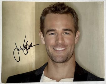 James Van Der Beek Autographed Glossy 8x10 Photo, COA Included