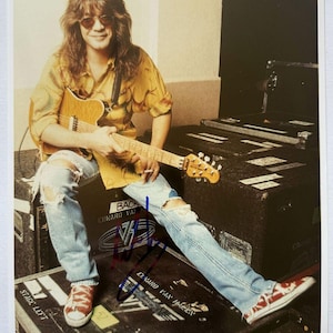Eddie Van Halen Autograph - Etsy