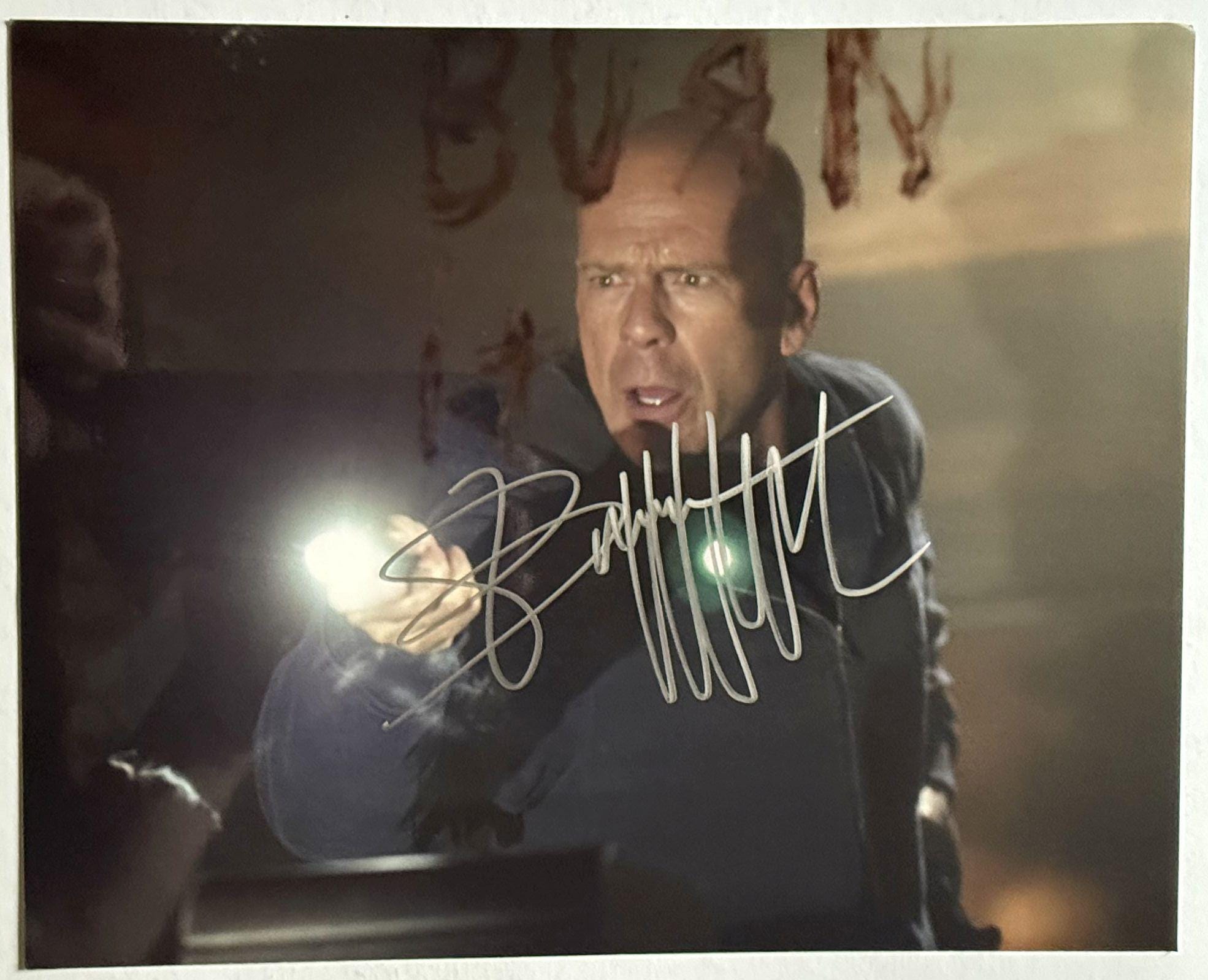 Bruce willis signed - Etsy 日本