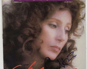 Cher Autographed The Movie Magazine, COA Included