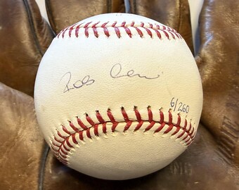 Robinson Cano Signed Autographed 1st HR in Yankee Stadium OML Baseball #6/260, Steiner Authenticated
