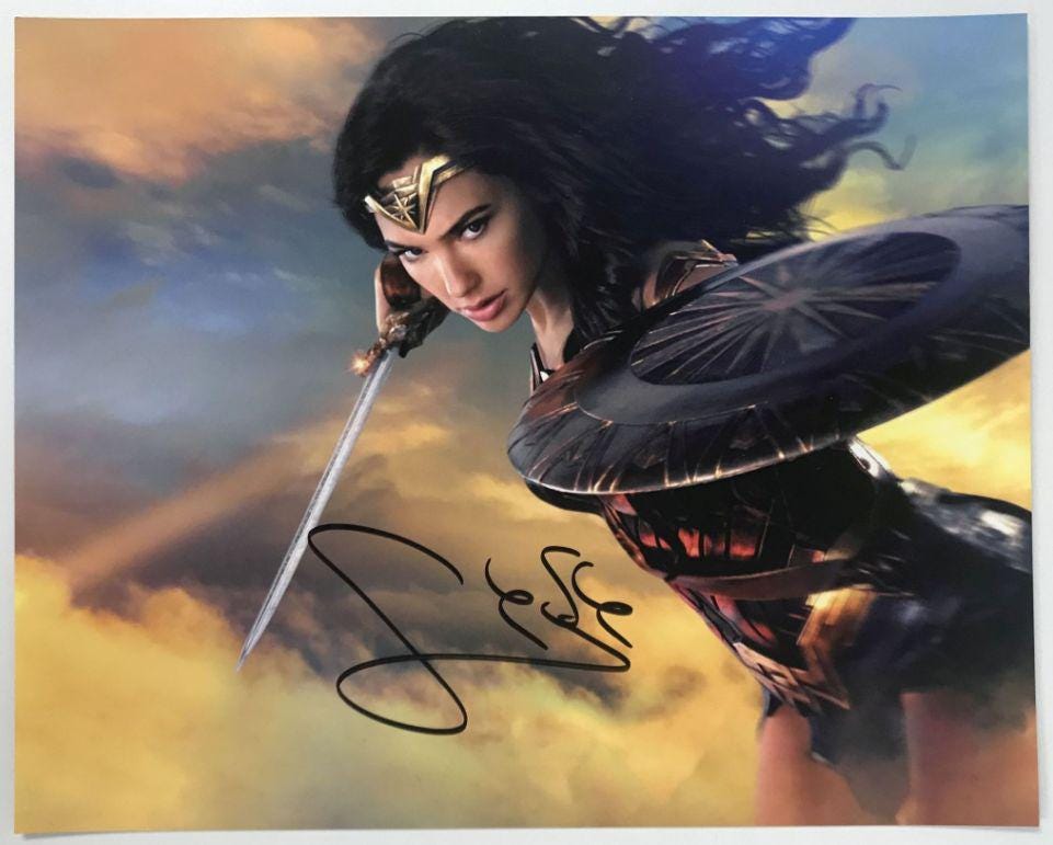Gal gadot autograph - Etsy 日本