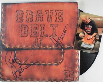Randy Bachman & C.F. Turner Autographed Bachman-Turner Overdrive "Brave Belt II" Record Album, Includes COA