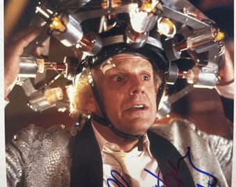 Christopher Lloyd Signed Autographed "Back to the Future" Glossy 8x10 Photo, COA Included