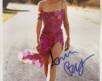 Fotografía brillante autografiada de Amanda Peet de 8 x 10 pulgadas, certificado de autenticidad incluido.
