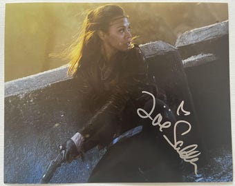 Zoe Saldana Autographed "Star Trek" Glossy 8x10 Photo, COA Included