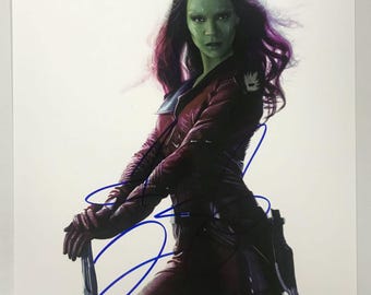 Zoe Saldana Signed Autographed "Guardians of the Galaxy" Glossy 8x10 Photo, COA Included